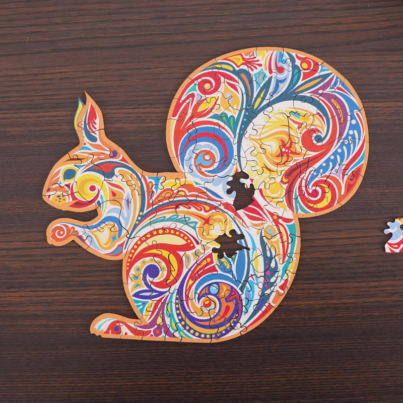 Animal Shaped - Wooden Puzzles - migikid