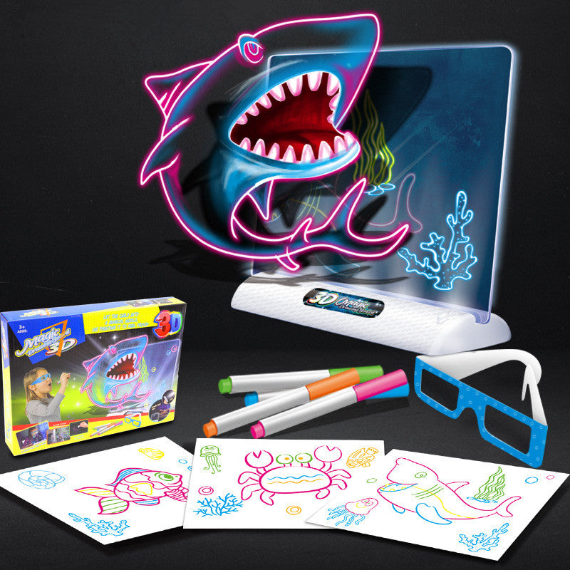 3D Drawing Board -LED Light Drawing Pad