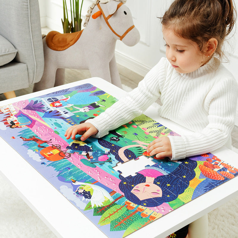 Colorful 104 pcs puzzle for kids
