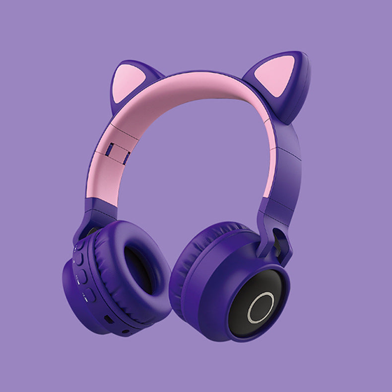 Wireless Cat Ear Headphones with mic