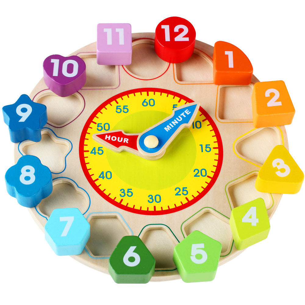 Wooden Clock for learning