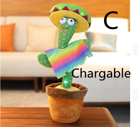 Dancing Cactus -  Electric Plush Musical Toy