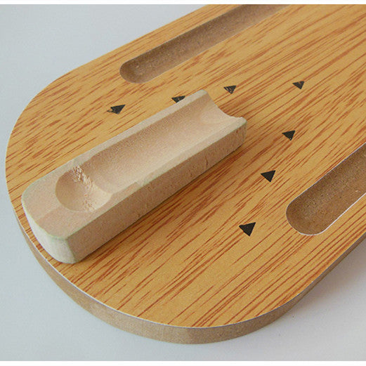 Mini Wooden Bowling Board Game