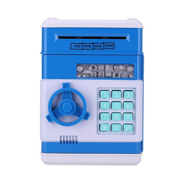 Electronic Piggy Bank-  Password Automatic ATM Deposit Safe Box - migikid