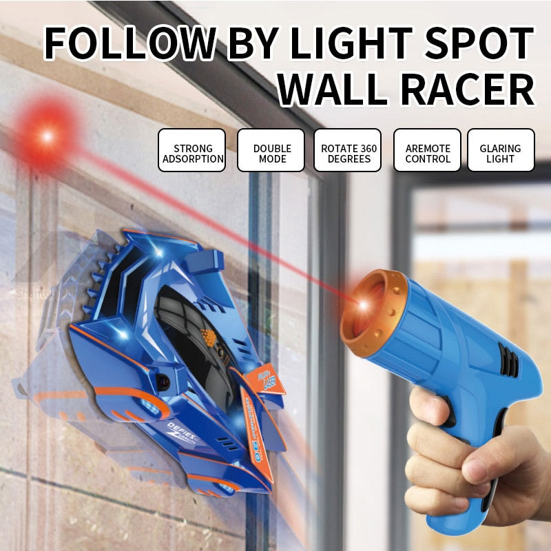 Laser Remote Control Wall Climbing Car - migikid